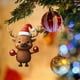 thumbnail image 1 of Adornos colgantes navideños, decoraciones navideñas, regalos navideños, colgante decorativo de familia de renos, adorno de familia de ciervos, árbol de Navidad/coche, decoraciones automotrices, 1 of 3