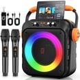 thumbnail image 1 of Altavoz Bluetooth portátil Karaoke Machine HWWR de 80 W, 1 of 9