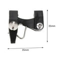 thumbnail image 2 of facefd Downrigger/Kite Release Clip Black Fishing Trolling ABS Boating Gear Marine, 2 of 5