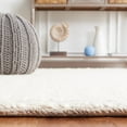 thumbnail image 4 of SAFAVIEH Natura Maggie Bordered Area Rug, Ivory/Grey, 4' x 6', 4 of 7