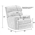 Power Wall Hugger Recliner in Linen