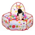thumbnail image 2 of Children Kids Ocean Ball Pit Pool Game Play Tent with 100pcs Ocean Balls, 2 of 5