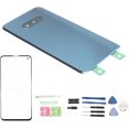 thumbnail image 1 of ZOUSSIQI Phone Outer Front and Back Glass Cover for Galaxy S10e with Pre Installed Tapes Repair Tools, Replacement Rear Glass Cover and Front Outer Screen Glass Cover. (Blue) CA919-45168, 1 of 9