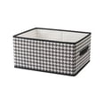 Teissuly Closet Clothes Organizer With Handle Fabric Storage Box With