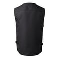 thumbnail image 4 of Men's Outdoor Multi-Pocket Fishing Vest - Polyester Mountaineering Photography Gear, Solid Color - XL-XXXXXL for Spring/Summer Adventures, 4 of 4
