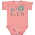 thumbnail image 3 of Inktastic Lil Bro Matching Elephant Boys Baby Bodysuit, 3 of 5