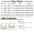 thumbnail image 3 of Bigersell Padded Bralettes for Women Deals 3pc Woman's Plus Size Solid Color Without Underwire Gathering Comfortable Bras Daily Bra Wireless Bra Style F-1224 Yellow 36/80, 3 of 3