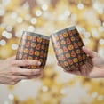 thumbnail image 2 of Halloween Pattern 12oz Stainless Steel Insulated Wine Tumbler with Lid and Straw – Double Wall Vacuum Mug for Hot & Cold Drinks, 304 Steel Interior, Sweat-Free Design. Trick or Treat !, 2 of 5