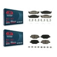 thumbnail image 1 of CMX Front Rear Ceramic Brake Pads Kit for Car Ford Explorer Flex Taurus Lincoln MKT MKS KCX-100003, 1 of 9