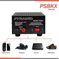 thumbnail image 4 of Fuente de alimentación de sobremesa Pyramid PS8KX 6A 13.8V DC 115V AC 100W, 4 of 6