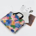 thumbnail image 5 of 16" Laptop Briefcase for Work Travel Laptop Shoulder Bag Carrying Handbag Laptop Case Colorful Splashes and Brushstrokes, 5 of 8
