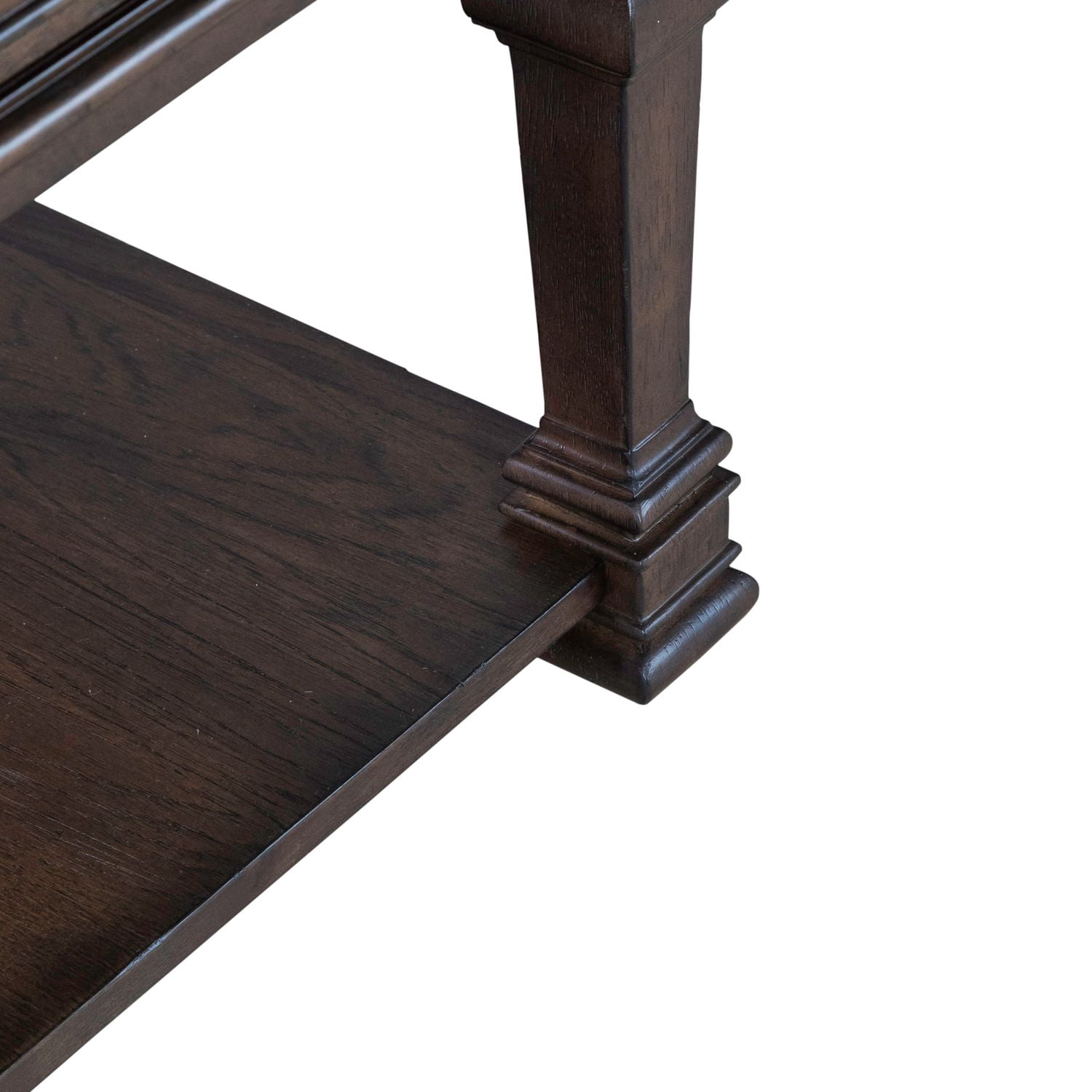 Liberty Furniture Providence Park Drawer End Table for Living Room - Chateau Brown