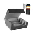 thumbnail image 3 of MERIGLARE Card Deck Box Can Hold 1800+ Cards Premium Display Trading Cards Storage Box Gray, 3 of 9