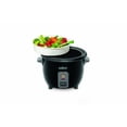 thumbnail image 3 of Refurbished Salton RC1653 Automatic Rice Cooker 6 Cup Stainless Steel Black, 3 of 5