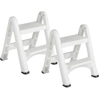 Ikea MAsterby Stackable Recycled Plastic Step Stool, Gray