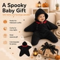 thumbnail image 2 of Baby Starfish Onesie, Baby Star Suit, Halloween Clothes One Piece Soft Winter Outfits, 2 of 7