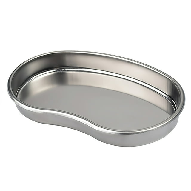 Bandeja De Vendaje De Limpieza Sanitaria De Acero Inoxidable Bandeja De Herramientas Quirúrgicas Inoxidable Bandeja De Desinfección Médica Resistente A La Corrosión Con Pared Inclinada Para Clínica Eigraketly TO005357-01