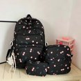 thumbnail image 6 of Weebloom Large School Backpack For Kids Girls Cute 3Pcs School Bags Set Adorable Cherry Printed Bookbag Middle High School College Black, 6 of 6