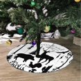 thumbnail image 2 of FMSHPON Forest Xmas Christmas Tree Skirt Stand Mat for Holiday Party Decoration Indoor Outdoor 48 inches, 2 of 3