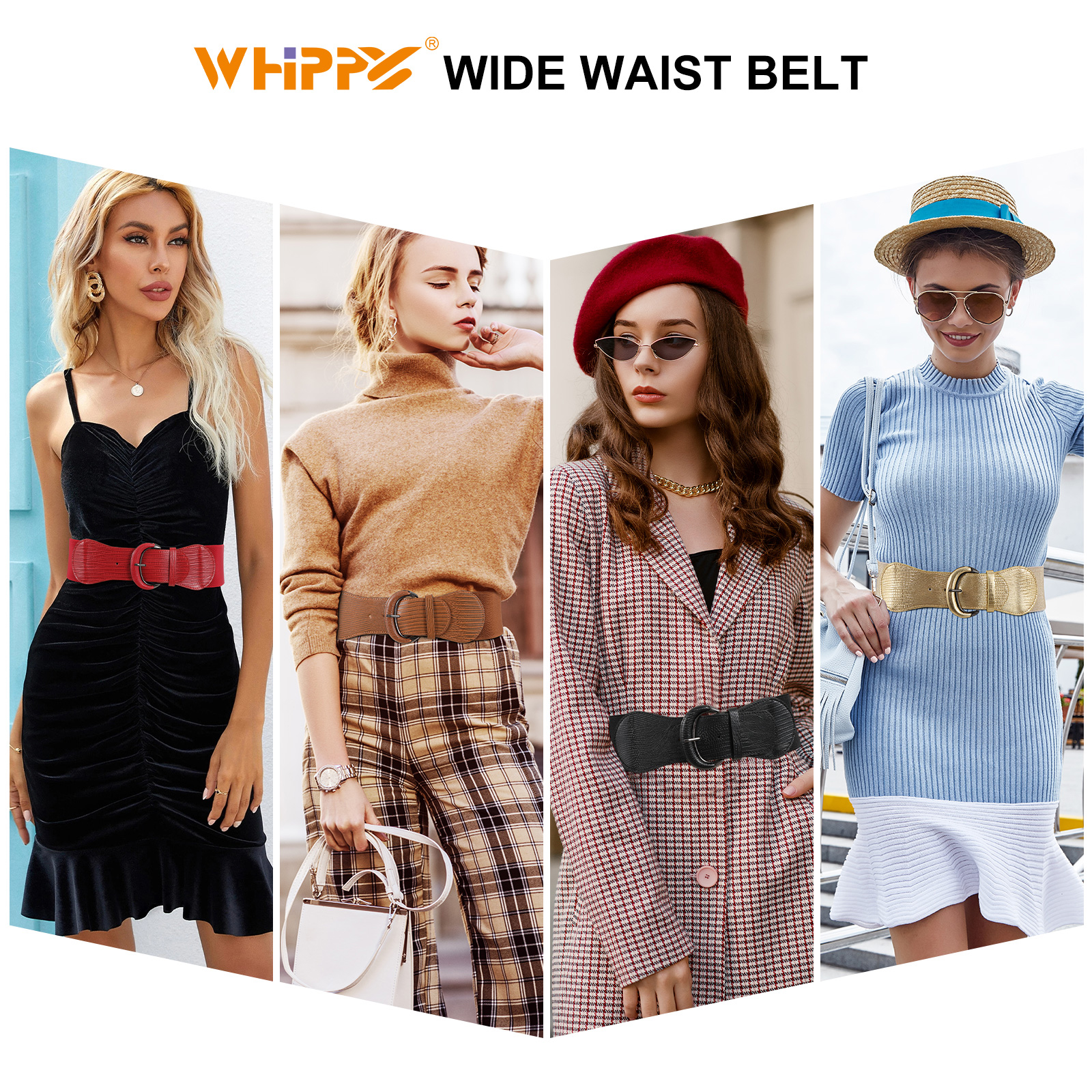 Whippy Women's Elastic Wide Belt photo 7