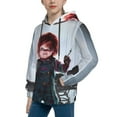 thumbnail image 2 of Saiise Unisex Kids Chucky Y Sweatshirt Boys Girls Hooded Kangaroo Pocket Pullover Hoodies-Small, 2 of 7