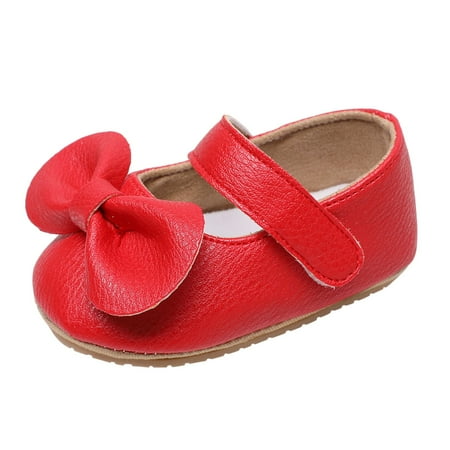 

Girls Shoes Bowknot First Walkers Shoes Toddler Sandals Princess Shoes