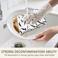 thumbnail image 7 of 4 Pcs Funny Kitchen Towels,Black Halloween Bats Microfiber Dish Towels,Kitchen Tea Towels,Kitchen Towel Set (18" X 26"), 7 of 7