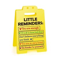 Steadline Funny Office Desk Sign with Humorous Quotes - Motivational Workplace Decor for Coworkers Boss Day Gifts - Creative White Elephant Gift Exchange Idea