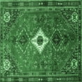 thumbnail image 1 of Ahgly Company Indoor Square Persian Emerald Green Traditional Area Rugs, 4' Square, 1 of 4