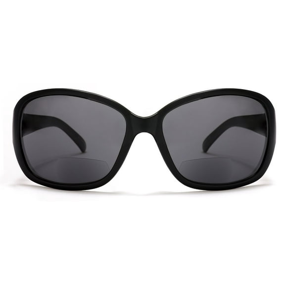 Women's BiFocal Sun Readers Fashion Sunglasses Snooki Poof Nation Sun Readers Black - 1 / Black