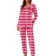 thumbnail image 3 of RKSTN St Patrick's Day Pajamas Set for Women Oversized Crewneck St Paddy's Day Lucky Shamrock Printed Loungewear Matching Sets Womens Casual Plus Size Loose Fits T Shirts and Pjs Pants 2 Piece Set, 3 of 8