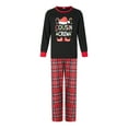 thumbnail image 2 of Nituyy Christmas Santa Hat Pattern Family Matching Pajamas,2-piece,Unisex,Sizes Baby-Kids-Adult, 2 of 9