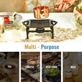 thumbnail image 7 of Sungmor Cast Iron Teapot Dish Warmer Stable Holder for Tealight Stand, Tealight Warmer Decorative Stove for Villa Yard Balcony-Square, 7 of 7