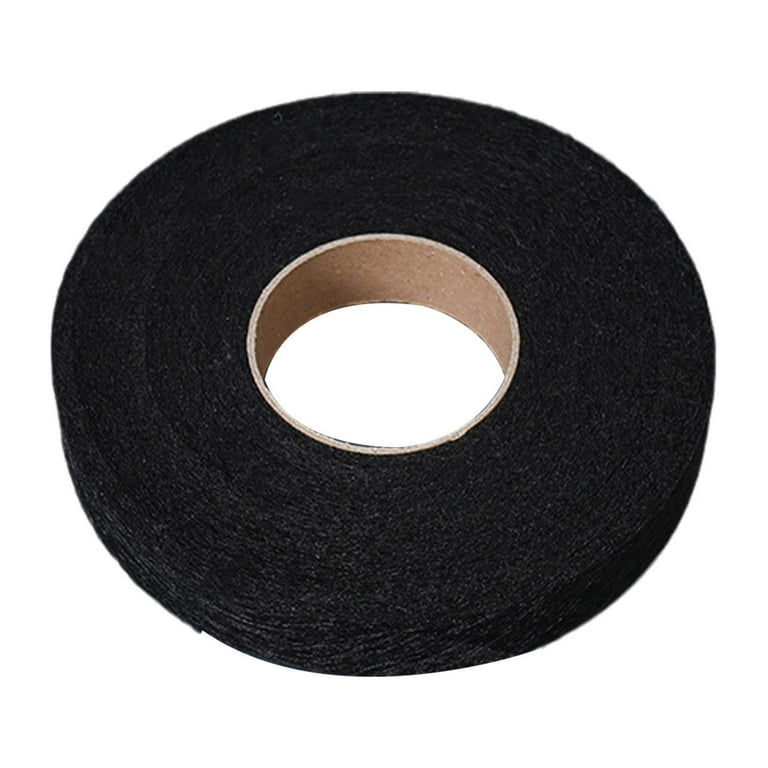 Better Life Fabric Fusing Tape,Iron-On Hemming Tape,No Sew 70 Yards Fabric Fusing Hemming Jeans Pants for Bonding C Clothes Tape W3q4, Size: 70yard 1cm, Black