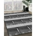 thumbnail image 2 of Ahgly Company Indoor Rectangle Patterned Dark Gray Area Rugs, 2' x 5', 2 of 6