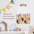 thumbnail image 6 of FMSHPON Spring Farm Tulip Flower Clipboard Hardboard Wood Nursing Clip Board and Pull for Standard A4 Letter 13x9 inches, 6 of 7