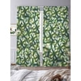 thumbnail image 3 of St. Patrick's Day Sheer Curtains 108 Inch Length 2 Panels Set Window Treatments, Green Lucky Clovers Ombre Rod Pocket Semi Curtains for Living Room/Bedroom/Kitchen Décor, 104"W x 108"L, 3 of 7