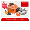 thumbnail image 4 of 500KG Load Portable Electric Winch Traction Hoist Manual/Remote Control/Wire Control Electric Hoist Hoist Lifting Tool, 4 of 8
