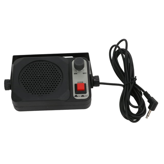 CB Extension Speaker Talkie External Speaker Rectangular External Communications Speaker 8 Ohms Sound Hifi Adjustable Volume Loudspeaker For For