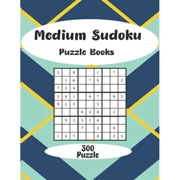 Meduim Soduko Puzzle Books_300 Sudoku puzzles (Paperback)