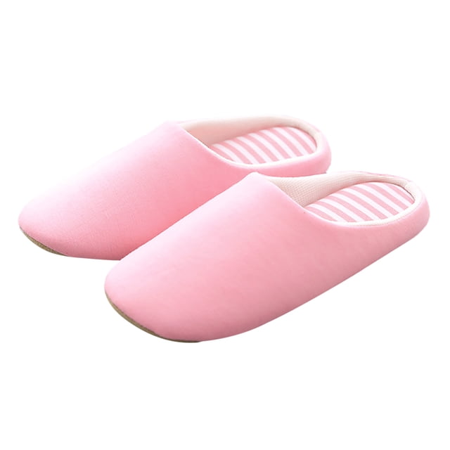 Ediodpoh Pantoufles pour Femmes à Bout Rond Ballerines Doublées de Velours Pantoufles de Maison pour Femmes Chaussures Pantoufles pour Femmes Rose_002 8.5