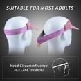 thumbnail image 4 of Visera Mujer Hombre Pañuelo para el Sol Ciclismo Transpirable Visera elástica Suave Gorra Deporte Tenis Golf Maratón al Aire Libre, Rosa, 4 of 5