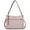 Blush Mauve, variant on Aliyah shoulder women’s bag vegan leather versatile design, functional everyday use purse by Mia K. - Cognac Black