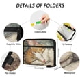 thumbnail image 3 of WOBOGO The Sleeping Orange Cat Expanding File Folder Letter Size Accordion Filing Organizer 13 Pocket Separate Organ Pocket, 3 of 7