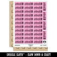 thumbnail image 2 of Artwork Do Not Bend Potted Plant Sticker Set - Light Pink - Matte Finish - 1.5" Small, 2 of 7