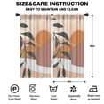 thumbnail image 2 of Blackout Kids Curtains,Orange Boho Sun, Mountain and Plant Pattern Childrens Insulated Curtains Set Of 2,Bedroom Essentials,Toddler Room Decor 42x84in(106x213cm), 2 of 5