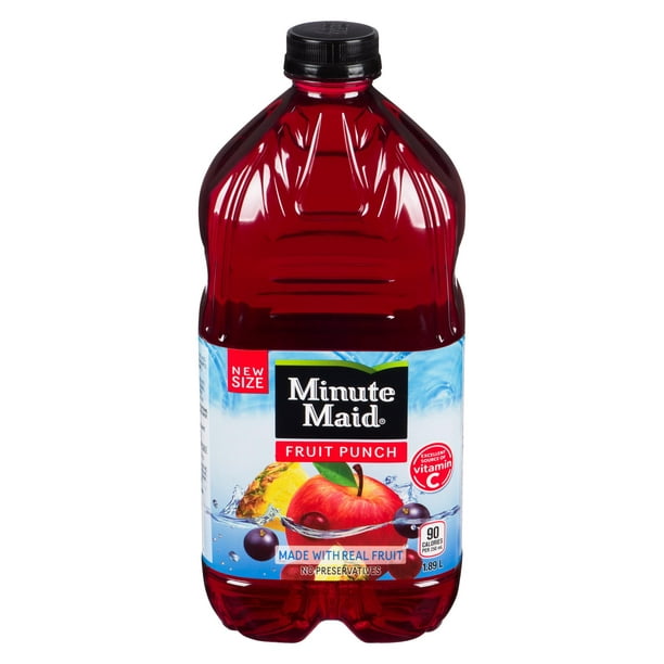 Punch aux fruits Minute Maid, bouteille de 1,89 L