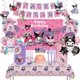 thumbnail image 2 of Pancarta de vajilla desechable con temática de Sanrio Kuromi para fiesta de cumpleaños de niña, globo de aluminio Cinnamoroll, juguete de decoración para baby shower, 2 of 5