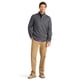 thumbnail image 3 of Suéter para Hombre IZOD con Cuello Simulado y Botones, Color Iron Gate, Talle Pequeño, 3 of 4