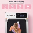 thumbnail image 4 of Walking Pad Treadmill, Funmily 3.0HP Under Desk Treadmill for Home/Office, 2026 Upgrade 3-in-1 Portable Treadmills with Remote Control, LED Display, 300 Lb Capacity,No Assembly Required, 4 of 10